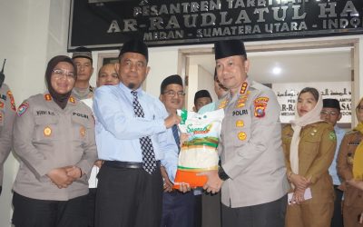 Kapolrestabes Medan Kunjungi Pesantren Ar-Raudlatul Hasanah